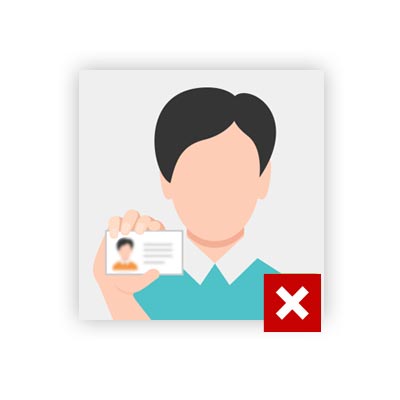 UNSCHARFER AUSWEIS – NICHT AKZEPTIERT